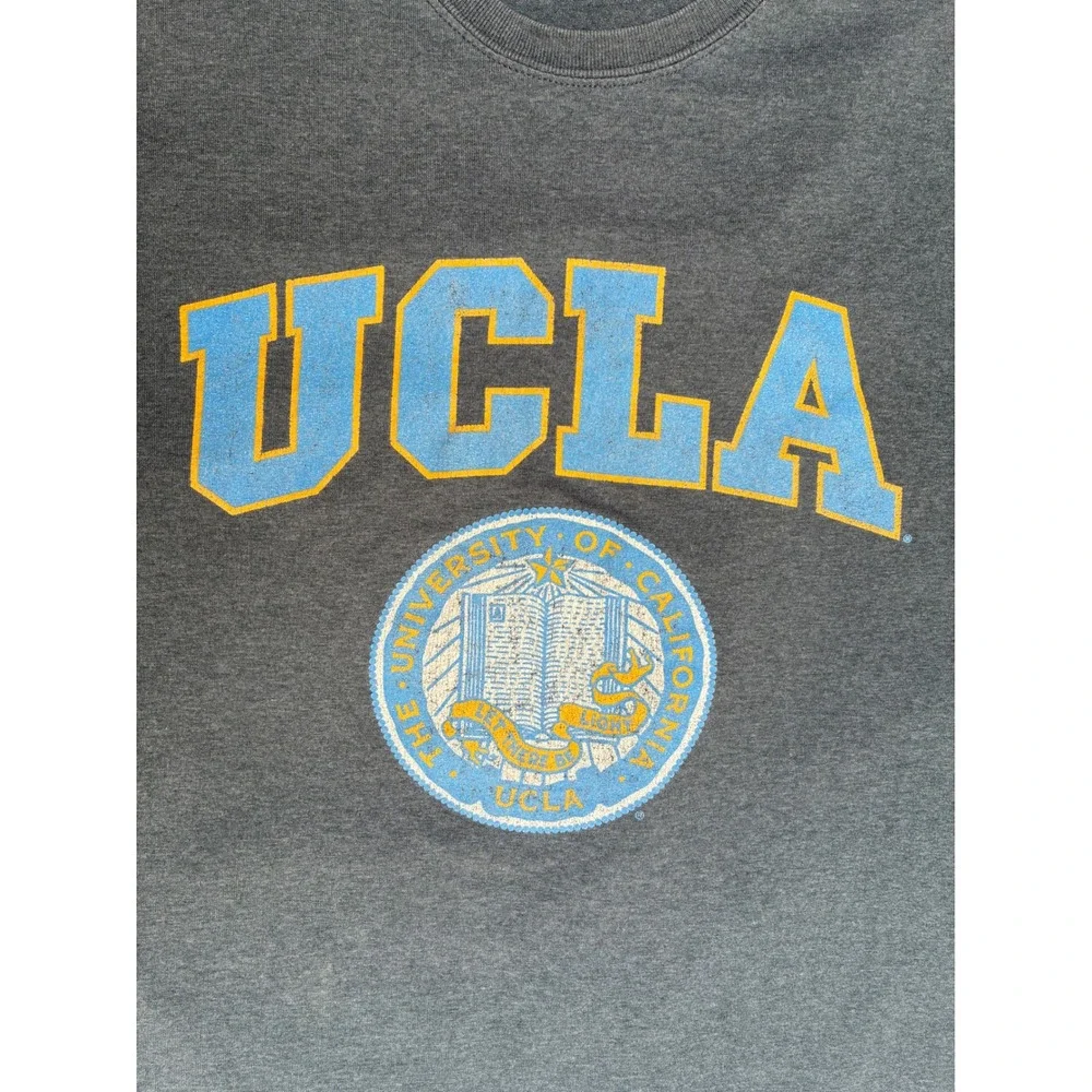 Vintage UCLA Bruins T Shirt Mens Medium Grey University of California TLC Tee